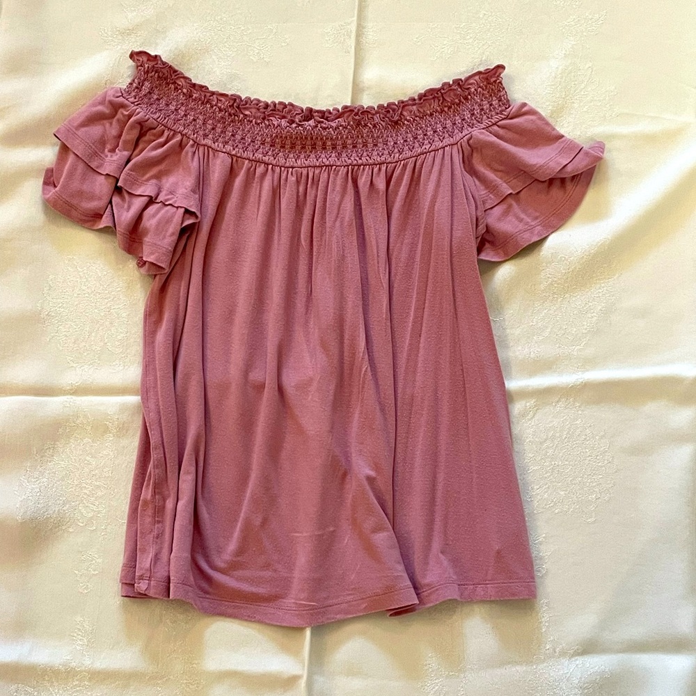 Soft n Sexy Small Pink off the shoulder top